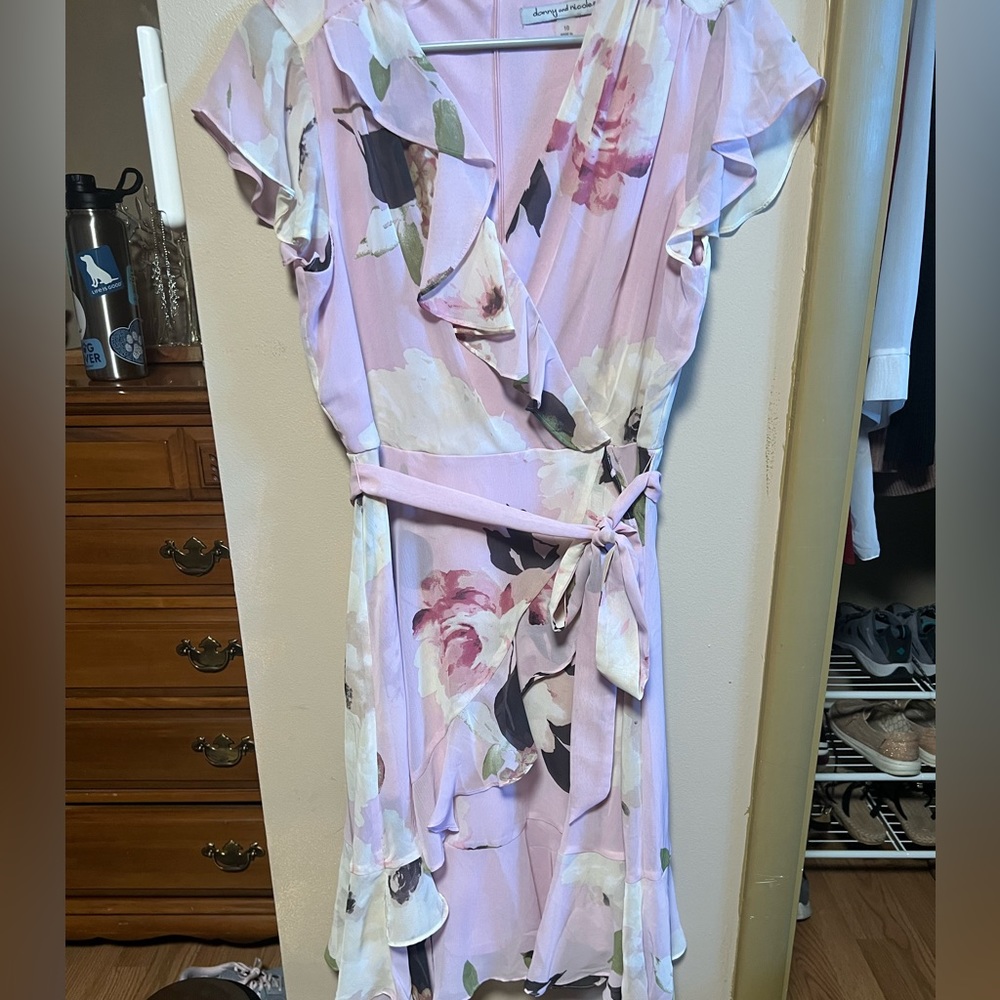 Danny and Nicole Pink Floral Dress